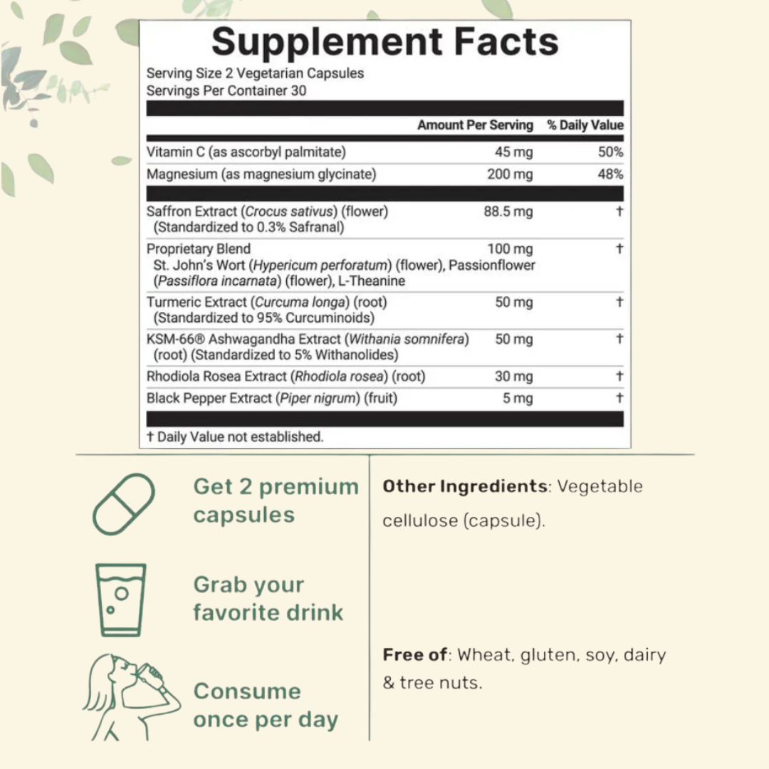 Saffron+ Advanced Supplement