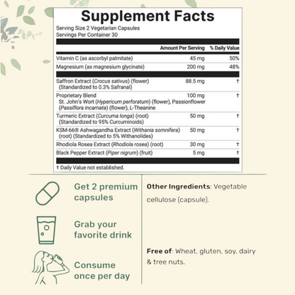 Saffron+ Advanced Supplement